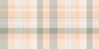 Subtle peach and gray plaid pattern. Perfect for textile designs, website backgrounds, or stationery. This soft, muted color palette evokes feelings of calm and serenity. vector
