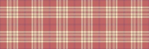 Elegant, muted pink and cream plaid pattern. Perfect for textile design, fashion, wallpaper, or website backgrounds. This subtle, sophisticated texture evokes feelings of warmth and comfort. vector
