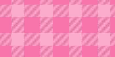 Pretty pink gingham check pattern. Perfect for backgrounds, textiles, or packaging design. A cheerful, versatile texture with a subtle, feminine aesthetic. vector