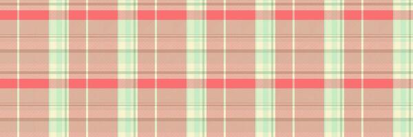Endless tartan pattern plaid, dye seamless textile. Deep texture background fabric check in light and red colors. vector