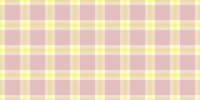 40s texture background check, top fabric tartan. Italian seamless textile pattern plaid in light and yellow colors. vector