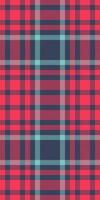 Beautiful pattern textile fabric, invite tartan check plaid. Masculine background texture seamless in blue and red colors. vector