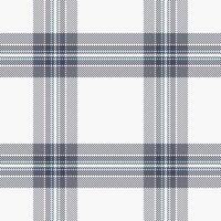 Subtle gray and blue plaid pattern on white background. Perfect for textile design, website backgrounds, or fashion projects. Clean, modern aesthetic evokes simplicity and sophistication. vector