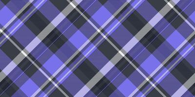 Stylish plaid pattern in shades of purple, gray, and white. Versatile for textiles, backgrounds, or graphic design projects. A timeless, classic texture. vector