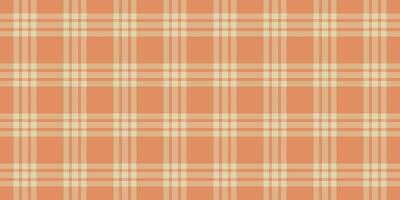 Subtle peach and cream plaid pattern. Perfect for backgrounds, textile design, or autumnal branding. The soft color palette evokes feelings of warmth and comfort. vector