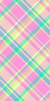 Vibrant pastel plaid pattern, perfect for springsummer designs. This cheerful, intersecting lines design evokes feelings of joy and optimism. Ideal for textiles, websites, packaging, and more. vector