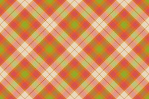 Vibrant autumnal plaid pattern in warm coral, olive green, and creamy white. Perfect for textile design, fallthemed projects, or adding a touch of rustic charm to your designs. vector