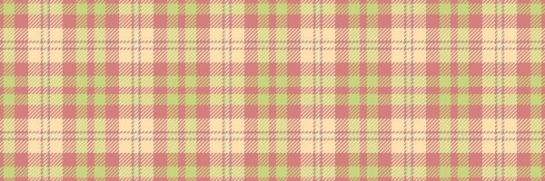Subtle pastel plaid pattern in peach and lime green. Perfect for backgrounds, textile designs, or crafting projects. Evokes feelings of warmth, spring, and gentle sophistication. vector
