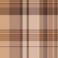 Elegant neutral plaid pattern in earthy tones. Perfect for textile design, fall fashion, or rustic backgrounds. vector