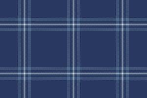 Classic blue plaid pattern, reminiscent of traditional textiles. Ideal for backgrounds, textures, or vintage design elements. Timeless, versatile, and elegant. vector