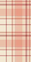 Subtle peach and cream plaid pattern. Perfect for textile design, website backgrounds, or crafting projects. This soft, muted color palette evokes feelings of warmth and tranquility. vector