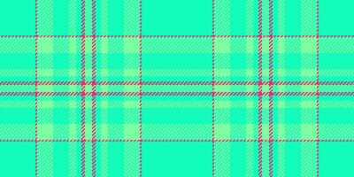Vibrant teal and lime green plaid pattern. Perfect for textile designs, website backgrounds, or fashion projects. This bold, geometric texture evokes energy and modernity. vector