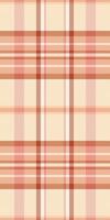 Elegant peach and terracotta plaid pattern. Perfect for textile design, fashion, website backgrounds, or packaging. Subtle texture and soft color palette evoke warmth and tranquility. vector