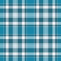 Elegant teal and white plaid pattern. Perfect for textile design, website backgrounds, or any project needing a sophisticated, textured look. vector