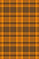 Vibrant orange and brown plaid pattern. Perfect for autumnal designs, fallthemed projects, or adding a touch of rustic charm to your work. vector