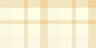 Soft, pastel plaid pattern in creamy beige and peach tones. Perfect for backgrounds, textures, website design, or fashion applications. Evokes feelings of warmth, comfort, and gentle sophistication. vector