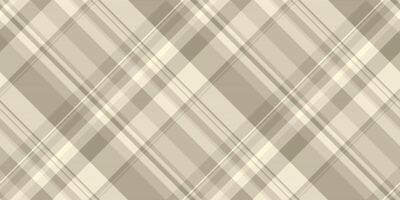 Elegant neutral diagonal plaid pattern. Perfect for textile design, website backgrounds, or crafting projects. vector