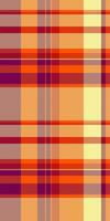 Ethnic check pattern, twill texture fabric plaid. Curved textile background tartan seamless in yellow and bright colors. vector
