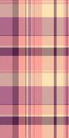 Baby pattern texture textile, sofa background fabric. Advertisement check tartan seamless plaid in pink and red colors. vector