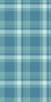 Summertime check seamless plaid, fall pattern fabric background. String tartan textile texture in cyan and teal colors. vector