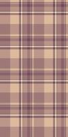 Subtle neutral plaid pattern in beige and mauve tones. Perfect for backgrounds, textiles, and design projects seeking a sophisticated, understated aesthetic. vector