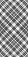 Elegant grayscale plaid pattern. Perfect for textile design, fashion, or website backgrounds. The intersecting lines create a sophisticated and timeless aesthetic, symbolizing order and structure. vector