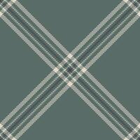 Elegant teal and beige plaid pattern. Subtle texture, perfect for textile design, website backgrounds, or branding. vector