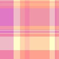 Dining fabric tartan , infant check background pattern. Free seamless texture plaid textile in red and orange colors. vector