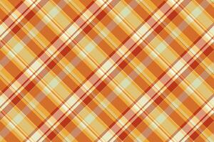 Warm, inviting plaid pattern in autumnal hues. Seamless repeat background conveys comfort and tradition. Ideal for textiles, backgrounds, and design. vector