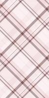 Subtle blush pink and brown diagonal plaid pattern. Perfect for backgrounds, textiles, or stationery designs. Elegant and versatile, this soft texture evokes feelings of warmth and comfort. vector