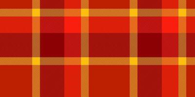 Vibrant red and gold plaid pattern. Perfect for autumnal designs, textile projects, or adding a warm, textured feel to your work. This seamless repeat design offers endless creative possibilities. vector