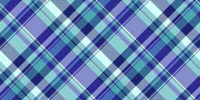Classic plaid pattern in cool blues greens. Versatile textile design for backgrounds, digital art, and print projects. Adds texture depth. Perfect for graphic design. vector