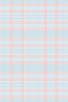 Delicate pastel pink and blue plaid pattern. Perfect for textile design, website backgrounds, or crafting projects. Subtle texture evokes feelings of serenity and gentleness. vector