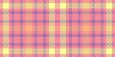 Pastel pink, yellow, and purple plaid pattern. Perfect for textile design, backgrounds, or website templates. A soft, gentle texture evokes feelings of warmth and comfort. vector