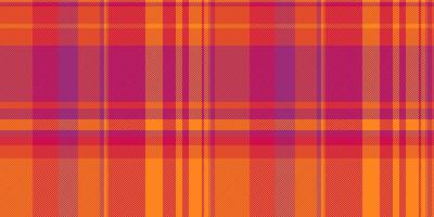 Vibrant autumnal plaid pattern in warm oranges and deep pinks. Perfect for textile designs, fallthemed projects, or adding a touch of cozy texture to your work. vector