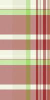 Cover fabric textile , pink check tartan pattern. Thin background texture seamless plaid in red and ivory colors. vector