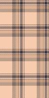 Square texture check, sexual background fabric tartan. Customer textile seamless plaid pattern in orange and dark colors. vector