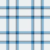 Clean, modern blue and white plaid pattern. Perfect for textile designs, website backgrounds, or stationery. This subtle yet stylish texture evokes feelings of order and calm. vector