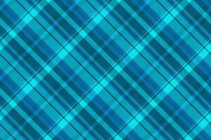 Diagonal blue plaid pattern. Classic textile background, perfect for design layouts, banners or winter themed graphics. Versatile, timeless design. vector