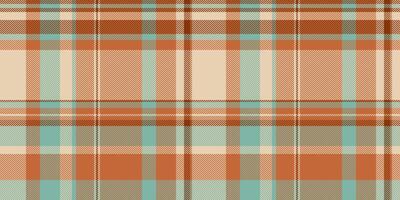 Seamless autumnal plaid pattern in earthy tones. Perfect for textile design, fallthemed projects, or creating a rustic, cozy feel. vector