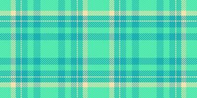 Vibrant teal and cream plaid pattern. Perfect for textile design, website backgrounds, or crafting projects. This refreshing, summery texture evokes feelings of calmness and style. vector