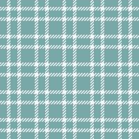 Elegant teal and white plaid pattern. Perfect for textile design, website backgrounds, or crafting projects. This seamless texture evokes a feeling of sophistication and calm. vector