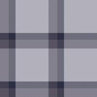 Elegant plaid pattern in muted grey and navy hues. Ideal for textile design, backgrounds, or digital art projects requiring a classic, refined aesthetic. vector