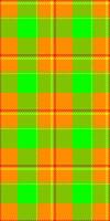Vibrant orange and lime green plaid pattern. Perfect for textile designs, website backgrounds, or adding a bold pop of color to any project. vector