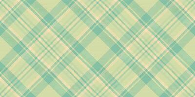 Elegant pastel green and beige diagonal plaid pattern. Perfect for textile design, website backgrounds, or fashion illustrations. Subtle texture adds visual interest. vector
