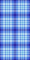 Seamless blue and white plaid pattern. Perfect for textile design, website backgrounds, or any project needing a clean, classic, and refreshing design. Evokes feelings of serenity and order. vector