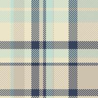 Elegant pastel plaid pattern, ideal for textile design, fashion, and home decor. Subtle color palette evokes calmness and sophistication. vector