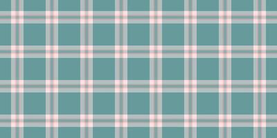 Herringbone textile pattern seamless, teal texture check background. Idea fabric tartan plaid in grey and teal colors. vector