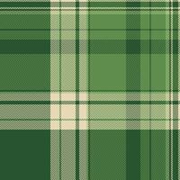 Elegant green and cream plaid pattern. Perfect for textile design, website backgrounds, or seasonal projects. vector