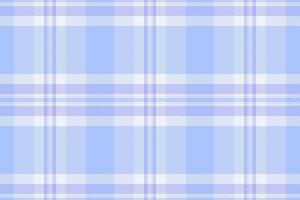 Small pattern tartan , household check background seamless. Upscale textile fabric plaid texture in blue and light colors. vector